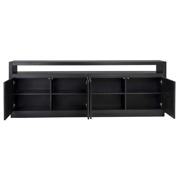 Dressoir Oakura 4-deuren (Black) - Afbeelding 5