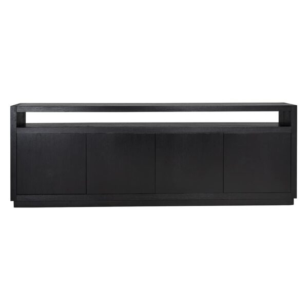 Dressoir Oakura 4-deuren (Black) - Afbeelding 3