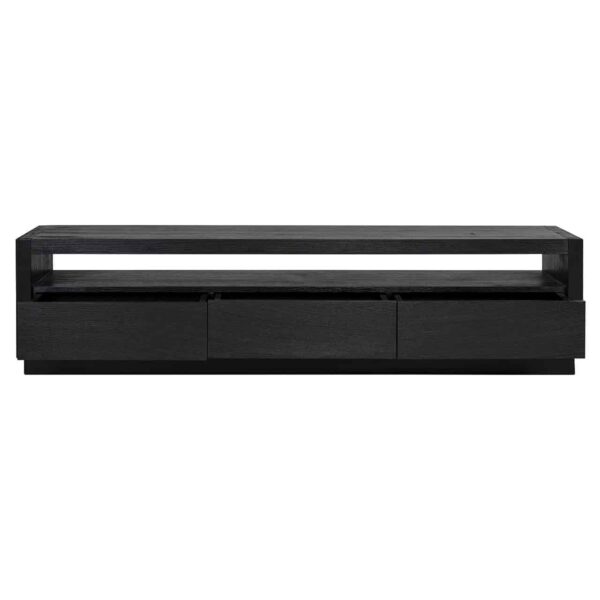 TV-dressoir Oakura 3-laden (Black) - Afbeelding 6