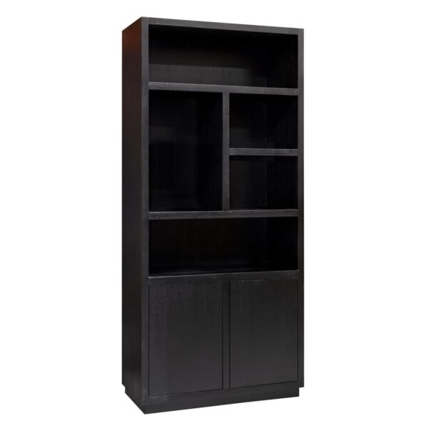 Boekenkast Oakura 2-deuren (Black)