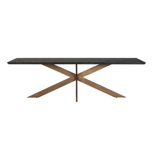 Eettafel Blackbone brass 260 (Black rustic) - Afbeelding 4