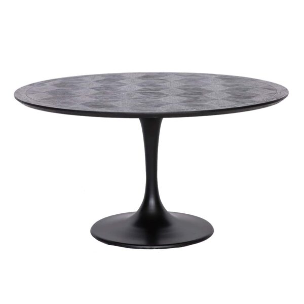 Eettafel Blax 140Ø (Black) - Afbeelding 2