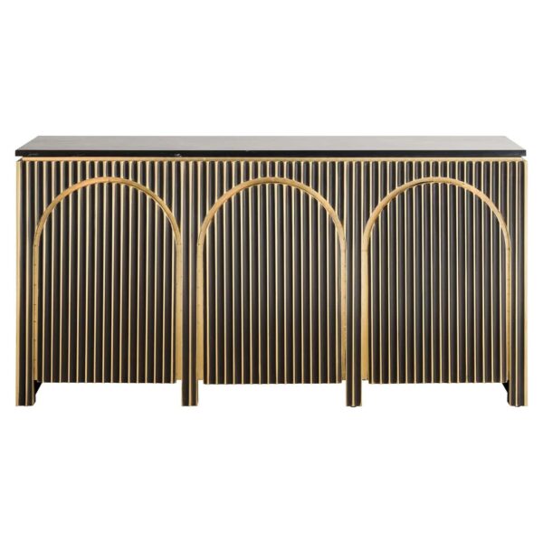 Dressoir Les Arcs 3-deurs (Brushed Gold) - Afbeelding 3