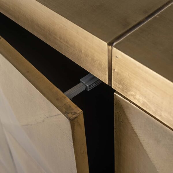 Dressoir Collada 3-deuren (Brushed Gold) - Afbeelding 8