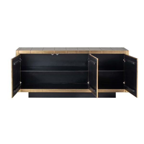 Dressoir Collada 3-deuren (Brushed Gold) - Afbeelding 5