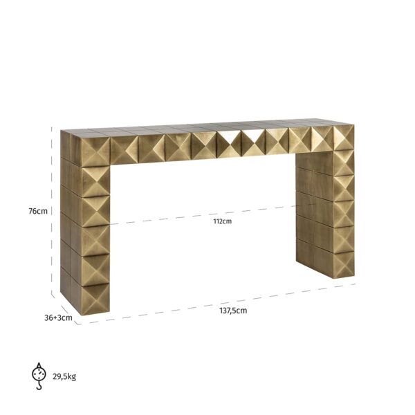 Wandtafel Collada (Brushed Gold) - Afbeelding 5