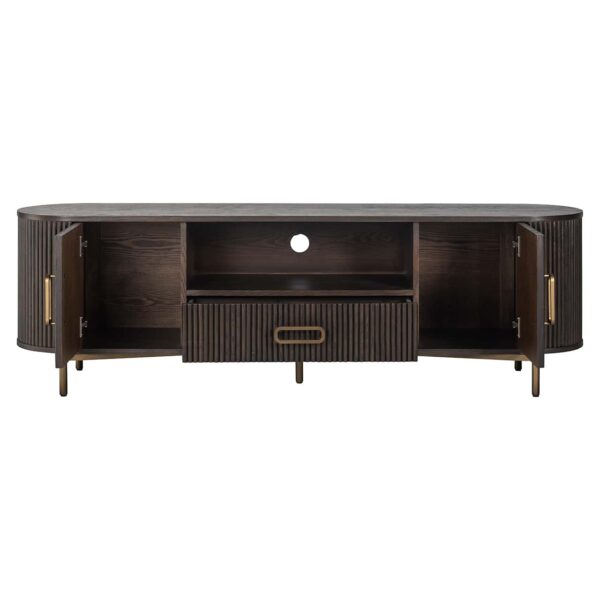 TV-dressoir Luxor 2-deuren 1-lade (Brown) - Afbeelding 5