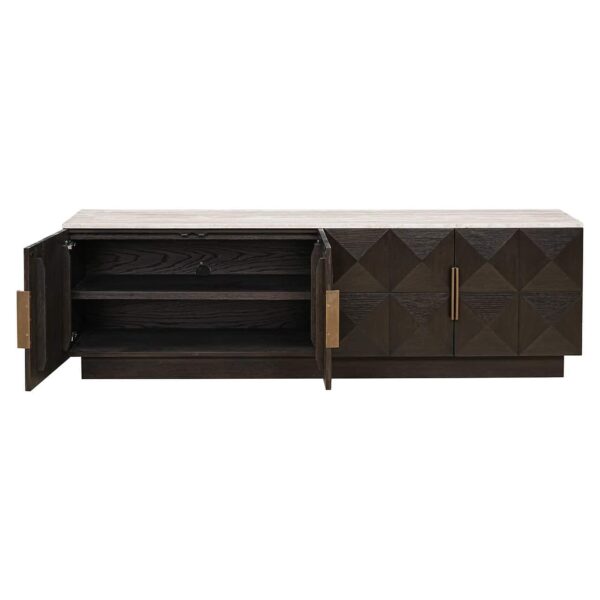 Tv-dressoir Claremont 4-deurs (Brown) - Afbeelding 5