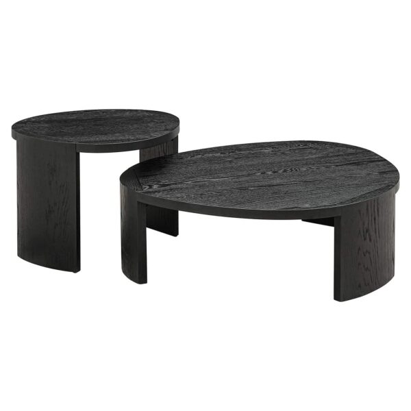 Salontafel Navarino set van 2 (Dark coffee) - Afbeelding 2