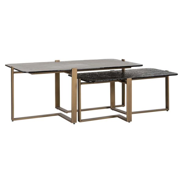 Salontafel Sterling set van 2 (Brown) - Afbeelding 6