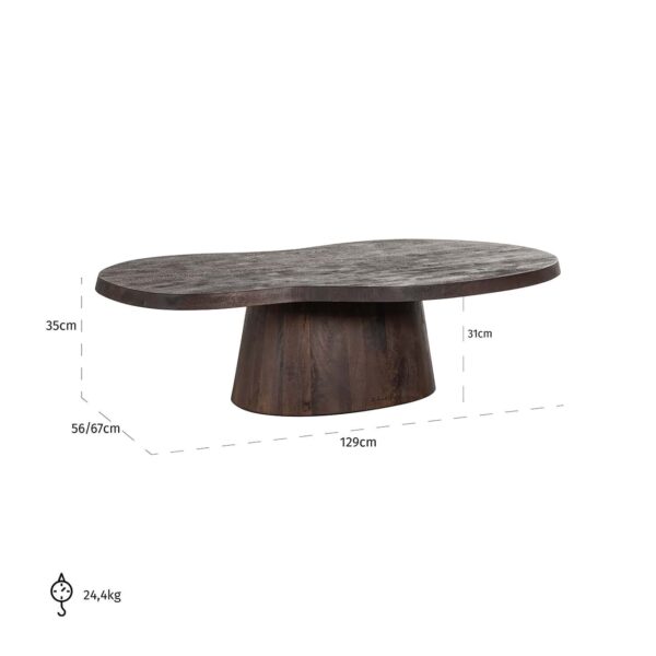 Salontafel Odile (Dark brown) - Afbeelding 5