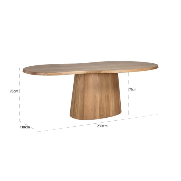 Eettafel Riva 230 (Natural oak) - Afbeelding 4