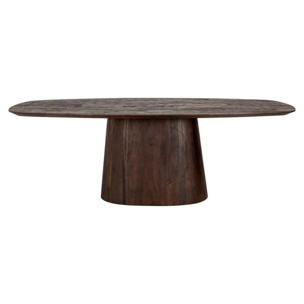 Eettafel Alix Deens ovaal 230 (Dark brown) - Afbeelding 3