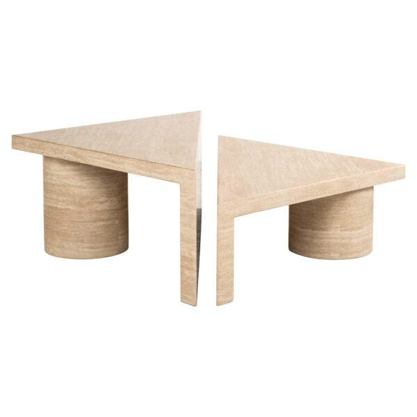 Salontafel set Fictus Travertine faux (Beige) - Afbeelding 4