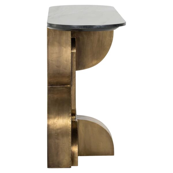 Wandtafel Maddox (Black/gold) - Afbeelding 2