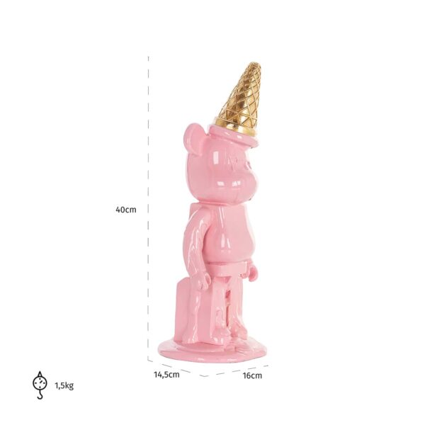 Deco object icebear roze (Pink) - Afbeelding 5