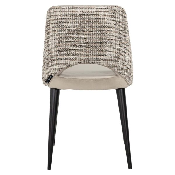 Chair Tabitha trendy nature / quartz khaki fire retardant (Be Trendy 01 Nature) - Afbeelding 3