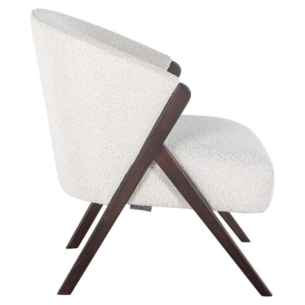 Fauteuil Mia white bouclé (Copenhagen 900 Bouclé White) - Afbeelding 2