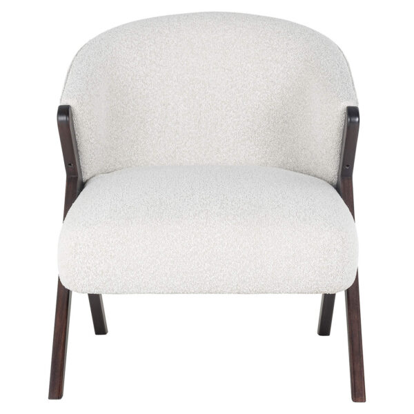 Fauteuil Mia white bouclé (Copenhagen 900 Bouclé White) - Afbeelding 4