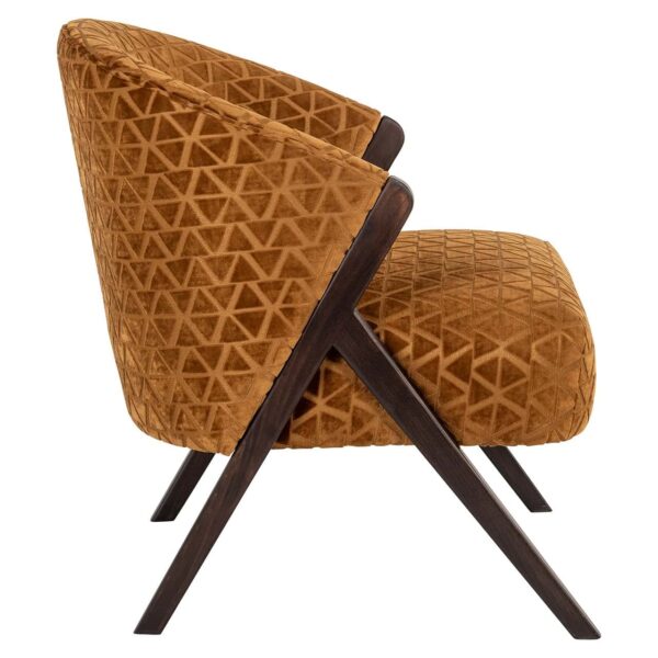 Fauteuil Mia gold triangle (Triangle 2013 old gold) - Afbeelding 2