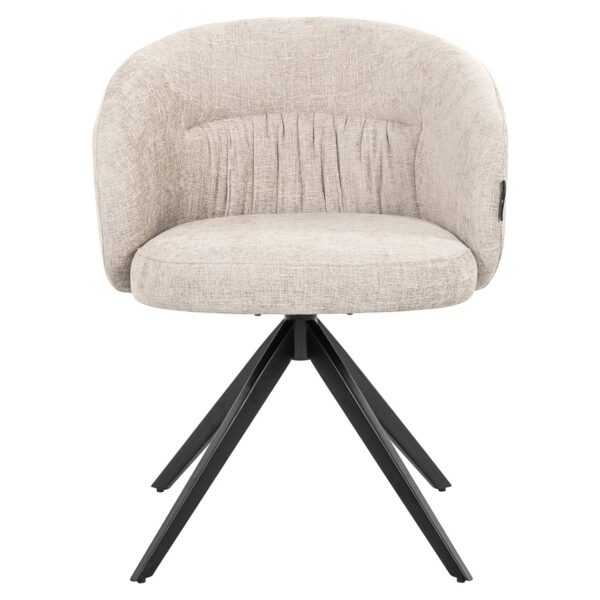 Draaifauteuil Olivia natural miami (Miami 01 Natural) - Afbeelding 4