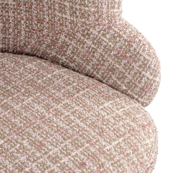 Draaifauteuil Kayla trendy rose (Be trendy 1673 rose) - Afbeelding 6