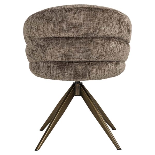 Draaifauteuil Zendaya stone chenille (Niagara 104 Stone Chenille) - Afbeelding 3