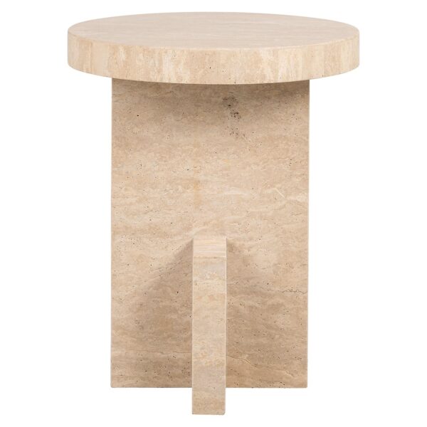 Bijzettafel Biltmore Italian Travertine (Beige) - Afbeelding 2