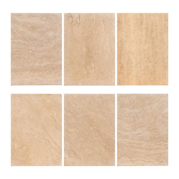 Eettafel Renaissance organisch Italian Travertine (Beige) - Afbeelding 6