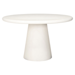 Eettafel Bloomstone wit 130Ø