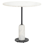 Eettafel Jagger zwart/wit 76,5Ø