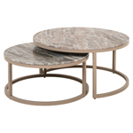 Salontafel Fairfax clay (set van 2)