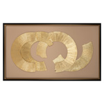Wanddecoratie Eden zwart/goud