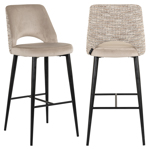 Barkruk Tabitha trendy nature brandvertragend