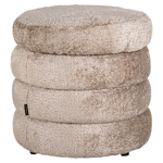 Poef en voetenbank Adele sheep naturel