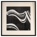 Wanddecoratie Jozy zwart/wit
