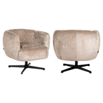 Loungestoel Estelle sheep naturel draaibaar