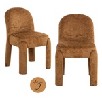 Eetkamerstoel Brandi cognac fusion (set van 2)