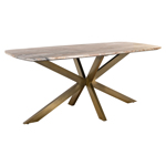 Eettafel Bottega Blush beige danish ovaal 220