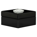 Opbergdoos Lune zwart/wit