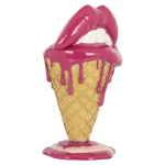 Decoratief object Lips roze