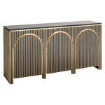 Dressoir Les Arcs geborsteld goud