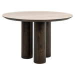 Eettafel Ritz bruin 120Ø