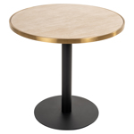 Bistrotafel Brazza beige 80Ø
