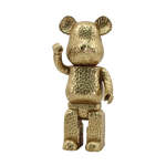 Decoratief object Bear goud standing