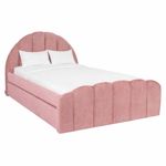 Bed Pixie rosewood jewel 120x200 met pull-out Bed