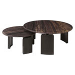 Salontafel Menton burgundy (set van 2)