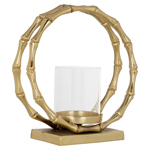 Windlicht Merlyn goud klein