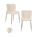 Eetkamerstoel Odarby biscotti (set van 2)