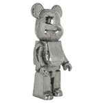 Decoratief object Bear zilver groot